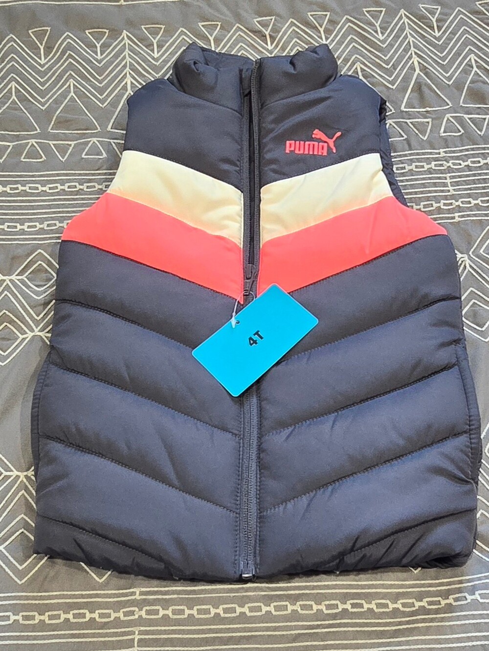 Puma Kids Puffer Vest Size 4T
